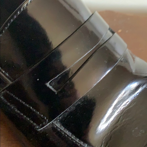 Versace Collection Patent Leather Penny Loafer - Picture 11 of 12